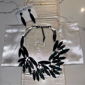 🖤💎 PARK LANE "Black Ice" Statement Necklace & Earring Set (NWT) 💎🖤